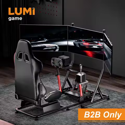 LRS17-BS01 Adjustable Simulator Cockpit Sim Driving Frame Rig For Car F1 GTR Sim Fanatec G29 G920