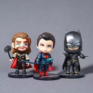 Avengers Figure Iron Man Captain America Spiderman Thor Doll Super Cute Super Cute Car Holiday Gift 
