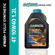 DashOil Ester+ E1600+ 4T 10w40 1.2L Fully Synthetic SN Motorcycle Engine Oil Minyak Hitam Pelincir M