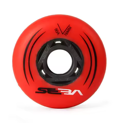 4PCS 100% Original SEBA Inline Skate Wheels 85A For Slalom And 90A For Sliding Roller Skating Wheels