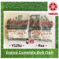 (A) ENGINE Complete Bolt SCREW FULL SET Yamaha Y125z 5BU 5XK / RXZ 135 55K 3XL Skru Enjin Y125 / RXZ