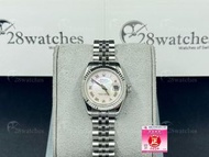 二手 Rolex Lady-Datejust 179174 Watch only, 停產, 粉紅貝殼面 - 28watches