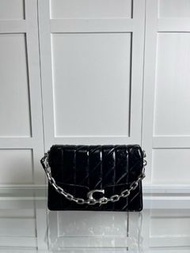 coach CAF54 皮革手提包鏈條包女士單肩包