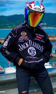 Áo Khoác Dù Nam Nữ Jack Daniels Racing Boy In 4D Dành Cho Phượt Thủ Phong Cách Bụi Bặm 2023