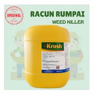 20L KRUSH Glyphosate-Potassium 48.7% Racun Rumpai Rumput Pait Parit Setawar Ceroma