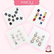 10Pcs/Set LITTLE JOY Cute Metal Baby Brooch Pin / Kerongsang Batu Badge Pin Tudung Hijab Barang Kema