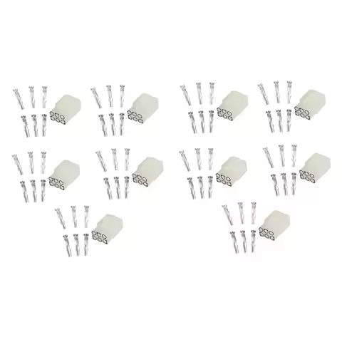 10pcs YAESU Radio 6 Pin Power Socket Cable Connector Shortwave 6pin Plug Adapter for YAESU TK707 FT7
