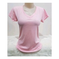 Women's V Neck Top/Women's T-Shirt/Women's T-Shirt V Neck RUE21