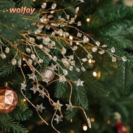 YOLANDA Crystal Tree Branches, Transparent Bead Pentagram Crystal Bud Branches,  DIY Sparkling Xmas 