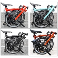 Brand New Brompton S6L-X Rocket Red / Black / Turkish Green / Flame Lacquer Black Edition Titanium Superlight bicycle