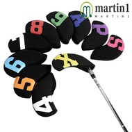 MARTIN1 Golf Iron Headcover Sports 10Pcs/set Training Equipment Golf Putter Accessories With Number 