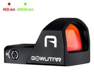 （圓仔）GOWUTAR A20 1x24 2MOA 內紅點綠點，RMR孔位、開關式內，快瞄鏡瞄具瞄準鏡