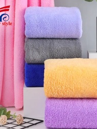 Pure cotton solid color bath towel microfiber for adult tuwalya bath towel makapal cotton 1pc