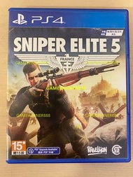 《今日快閃價》（中古二手）PS4遊戲 狙擊精英5 狙擊之神5 Sniper Elite 5 港版中英文版 （可升級為PS5版本）