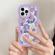 เคส Hp A24 A02 Samsung A14 A04 A04E M23 A13 A03S A53 A73 A33 A30 A50S A30S A52 A23 A71 A53 A22 A21S A32ขอบคลื่น A12เคสครอบโทรศัพท์ A02S A11 A51ดอกไม้อิโมจิ TPU