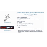 Wyckoffanalytics:  Using Technical Analysis and Wyckoff Tools Together