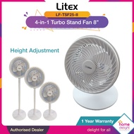 Litex Turbo Fan Stand / Table  / 4 -in-1 Fan 8 Inch LT-TSF25