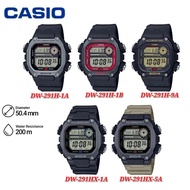 Casio DW-291H / DW-291HX 10-year Battery Waterproof 200 Meters  Five Set Alarm Clock
