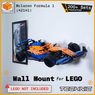 Wall Mount for Lego Technic Mclaren Formula 1 Race Car (42141) (3 in 1)