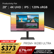 PRISM+ W280 Ultra 28 4K [3840 x 2160] IPS 120% sRGB Professional Productivity Monitor