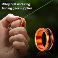 TIMEKEY Portable Aluminum Alloy Fishing Line Puller Ring Anti-Slip Anti-Snag Line Puller Special Fis