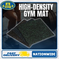 Gym Mat High-Density Gym Rubber Floor Mat, Strength Area Shock-Absorbing Gym Soundproof Floor Mat