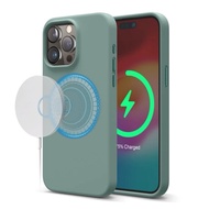 Elago Silicone case supports wireless charging for iPhone 15 pro max 15 plus 15 14 14 plus 14 pro 14
