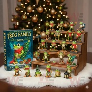 《Hot Sale》Cross-Border Frog Family Advent Calendar 2025Frog Family Christmas Advent Calendar12.14