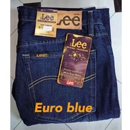 LEE PANTS STRAIT CUT DENIM JEANS FOR MEN LEE JEANS