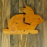 KAYU Character Wooden Wall Clock/Unique Wooden Wall Clock/Aesthetic Wall Clock