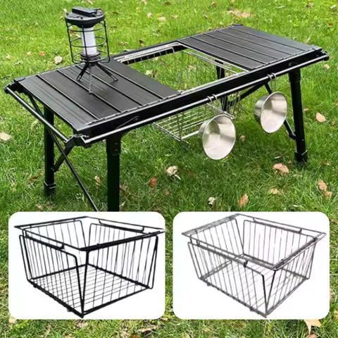 IGT Basket Folding 1 Unit Igt Drain Basket Stainless Steel Igt Camping Table Basket Lightweight Port