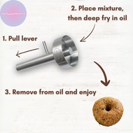 Strongaroetrtombn Falafel Spoon With Hole Professional Stainless Steel Spoon Food Grade Non-Stick Fa