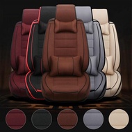 Linen Car Seat Cover Universal Car Seat Cushion Car Interior Adorn  Car Seat Protect