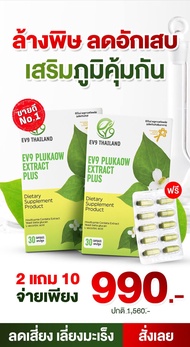 EV9พลูคาวแคปซูล(เซท2กล่อง+1แผง)ลดภูมิแพ้ N7