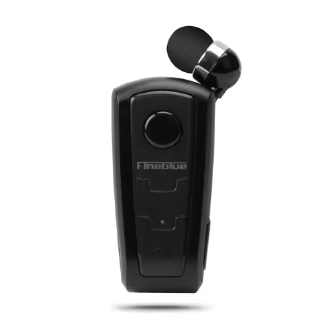 2025 Fineblue F910 Upgrade professional handsfree clip headset retractable talking ear phone connect