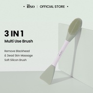 [ ILSO Malaysia ] Dual Clean Brush | Multi use Face Cleansing Brush, Blackhead Pore Brush