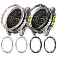 Metal Bezel for Garmin Fenix 8 Racing Style Replace stainless steel ring watch case accessories