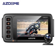 AZDOME Motorcycle Recorder Front And Rear Dual Lens BSD Warning Function Waterproof Lens HD Wide Ang