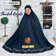 *Ready stok* Bella Ammara Telekung Syarifah ROYALE/ Black/ Exclusive Free Gift