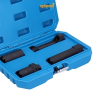 OPTIM 4PCS Injector Socket Set, Deep Socket Anti-Rust  Injector Socket, Professional 25mm 27mm 29mm 