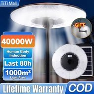 【READY STOCK】UFO Solar Light Lampu Solar jalan Solar light outdoor lighting pole 40000W Spotlight LE