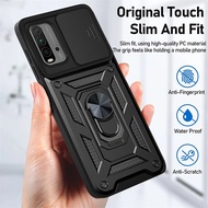 XIAOMI REDMI 9 CASE 9T/ 9A IRING CASE MILITARY SLIDE CAMERA