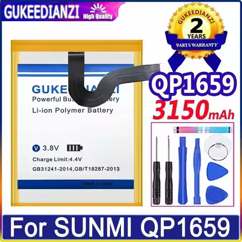 QP1659 QP1669 ZAP1522 W5910 Mobile Phone Batteries For VK VEKEN W5910 SUNMI M1 V2PRO V2 Pro V 2 Smar