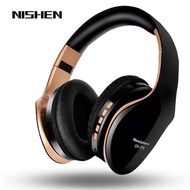 Nishen Wireless Bluetooth Foldable Handsfree Headset Earphone with Microphone - SN-P18
