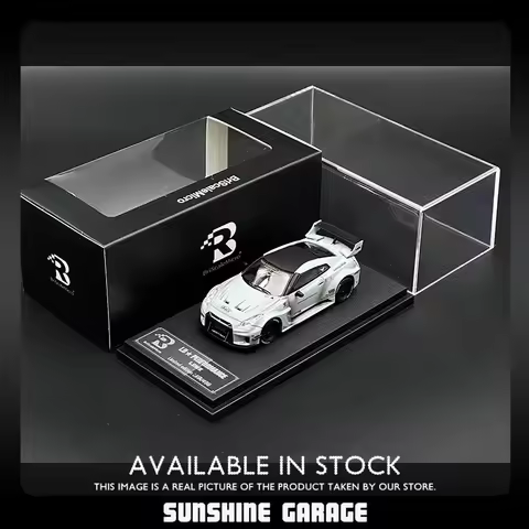 TM MiniStation BSC 1:64 LBWK GTR R35 F&F Diecast Diorama Car Model Collection Miniature Toys Time Mi