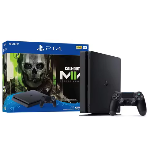 Sony PlayStation 4 Slim Call of Duty Modern Warfare II Bundle 1TB PS4 Gaming Console, Jet Black