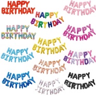 Happy BIRTHDAY text ball set for BIRTHDAY decoration (available in all colors)