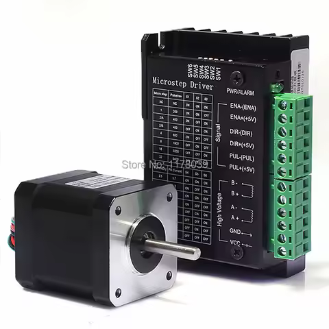 2 Phase 42 Stepper Motor Set 1.5A Torque 0.55N.M Length 48MM 4.0A Drive DC Motor for Precision Motio