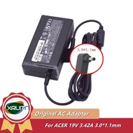 Original For ACER 19V 3.42A 65W 3.0*1.1mm Laptop AC adapter charger Aspire S3 S5 S7 P3 Iconia C740 C