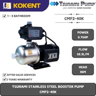 Tsunami Water Pump CMF2-40K & CMF2-50K Automatic Stainless Steel Home Water Pump Water Booster Pump 